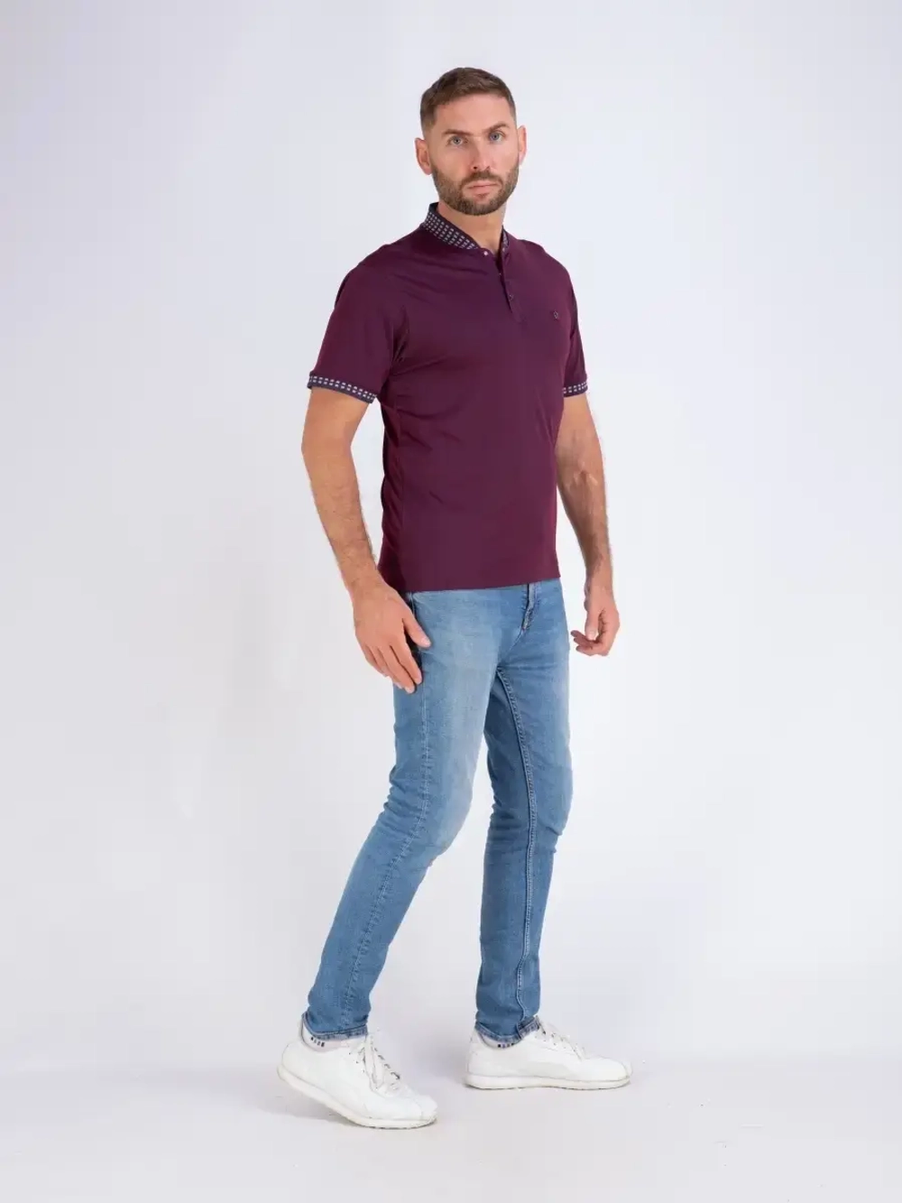 Футболка мужская однотонная базовая