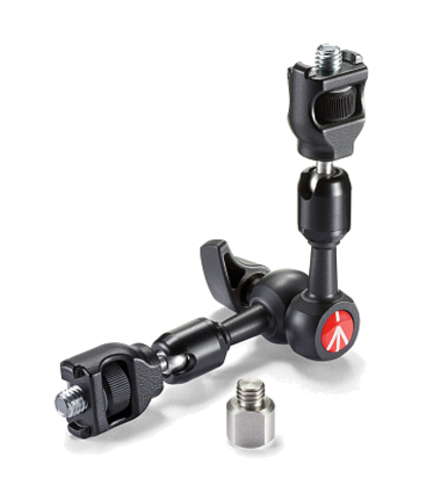 Кронштейн шарнирный Manfrotto 244MICRO-AR Micro Arm с блокировкой вращения, крепление 3/8"