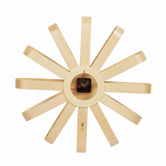 Часы настенные Ribbon Ø51 см дерево