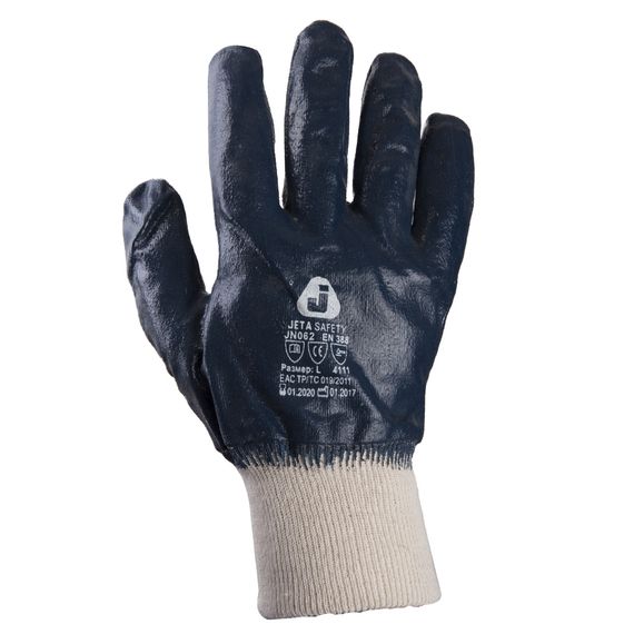 Перчатки Jeta Safety JN062 / Размер M с полным нитриловым покрытием