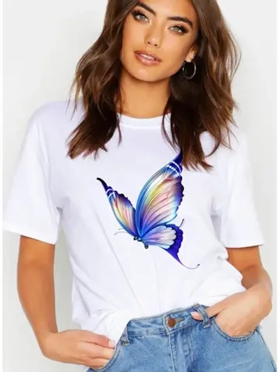 Футболка с бабочкой