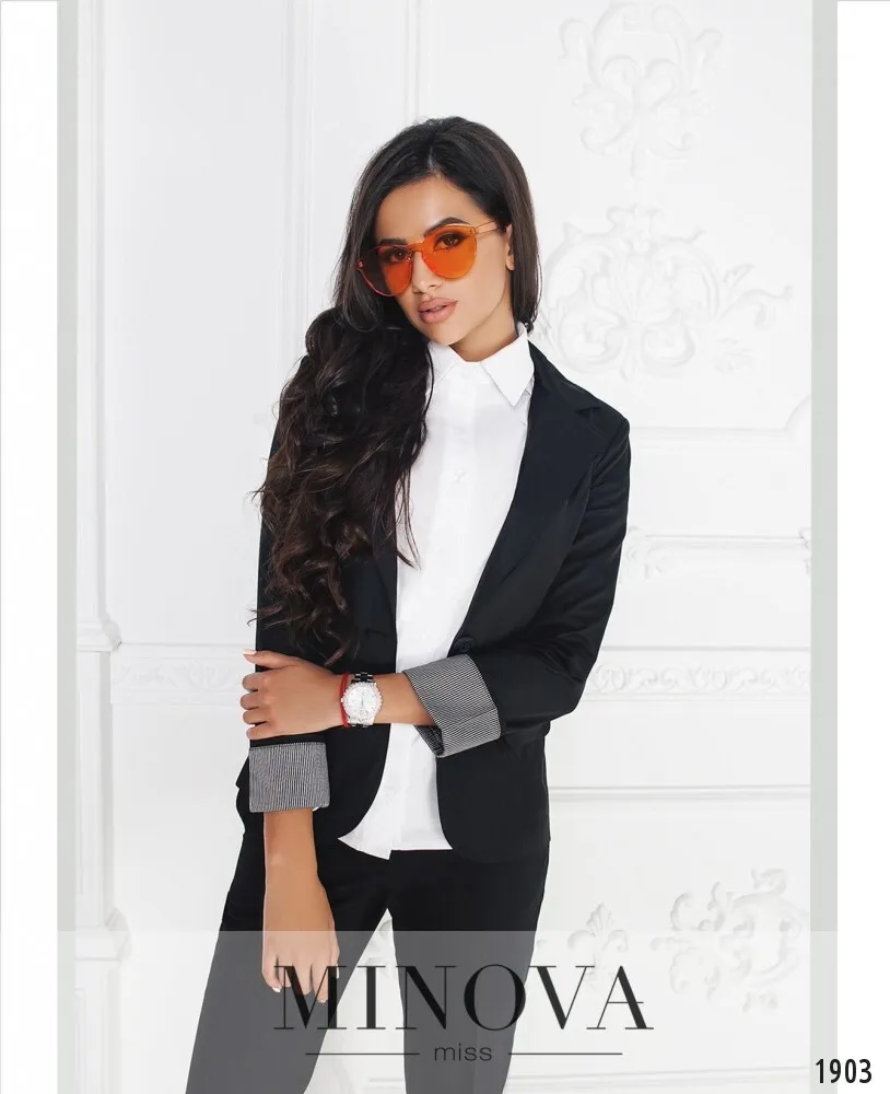 Пиджак 1001-черный Minova