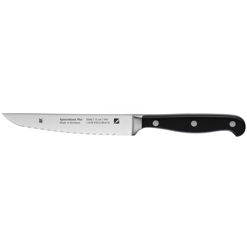 WMF - Нож Spitzenklasse Plus 12см с двойными зубцами / артикул   18 9596 6032  / GTIN 4000530678089