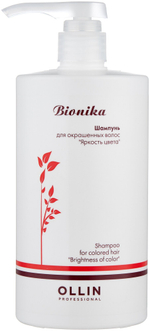 OLLIN BIONIKA Шампунь для окрашенных волос "Яркость цвета" 750мл