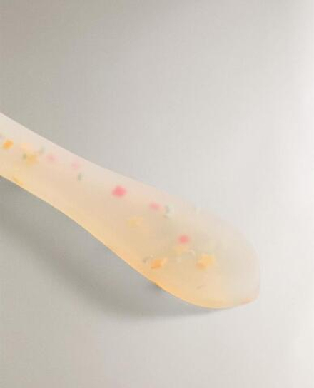 ZARA HOME ДЕТСКАЯ ЛОЖКА ИЗ СИЛИКОНА «КОНФЕТТИ», РАЗНОЦВЕТНЫЙ
