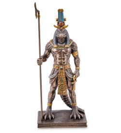 Veronese WS-1236 Статуэтка «Себек - древнеегипетский бог воды и разлива Нила»