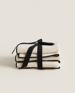 Zara Home Набор полотенец из хлопка, 30x30 см (3 шт.) · 4596/002