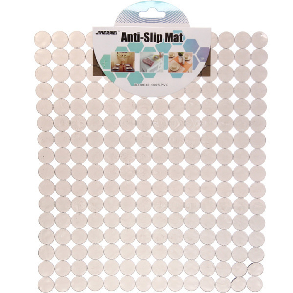 Коврик для раковины «Шарики» 32*27см серый