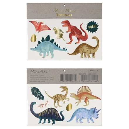 Переводные татуировки "Dinosaur" 2 листа