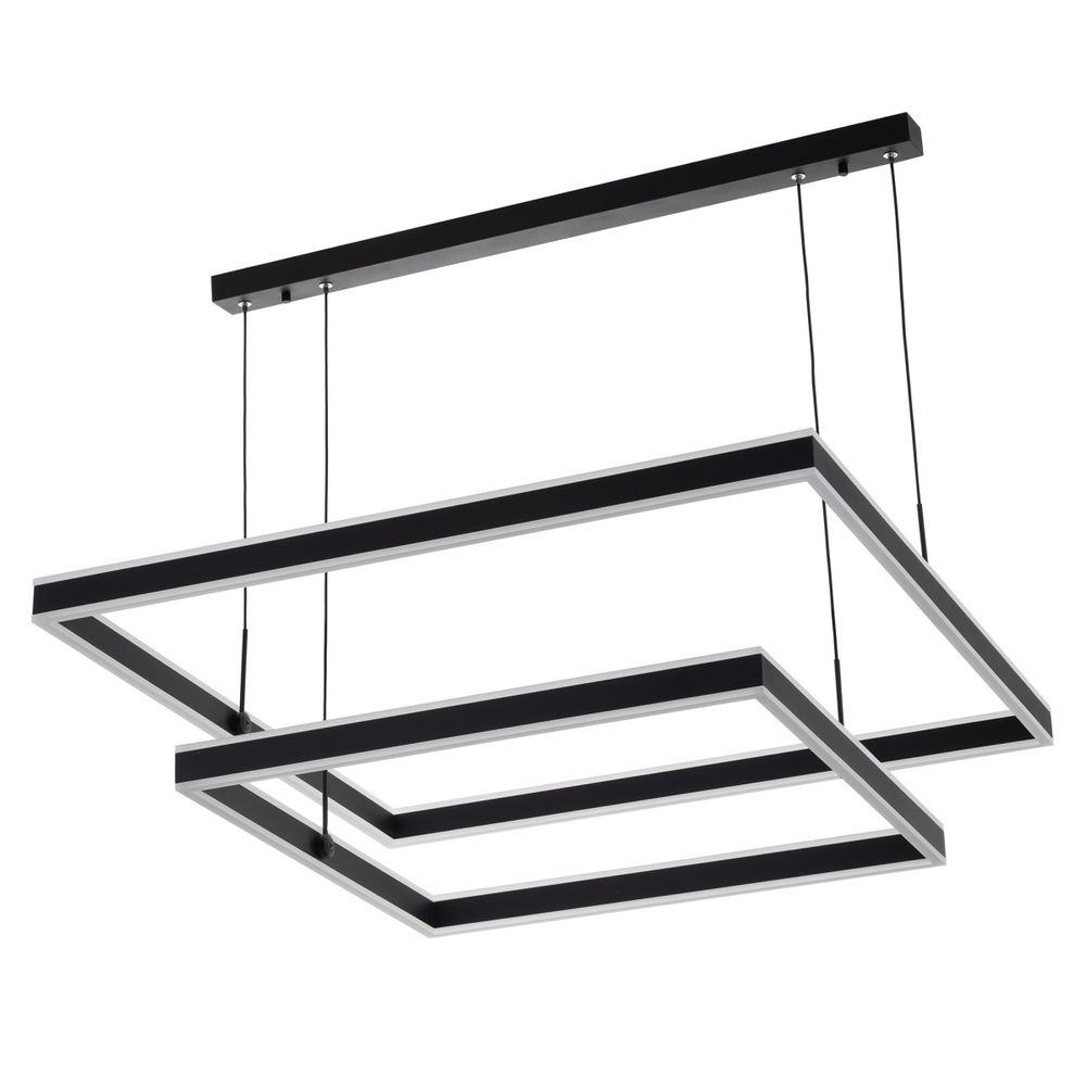 Citilux Дуэт CL719K211 LED Люстра подвесная с пультом Чёрная