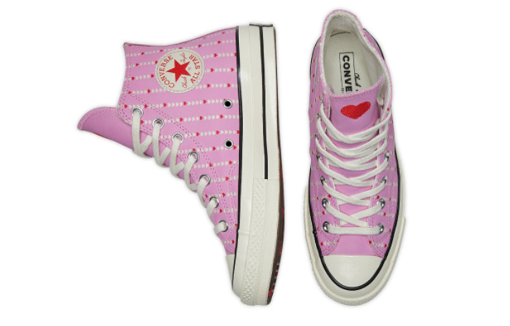 Converse 1970s Chuck Love Fearlessly Love Stripe Anti-Slip Wear-Resistant High Canvas