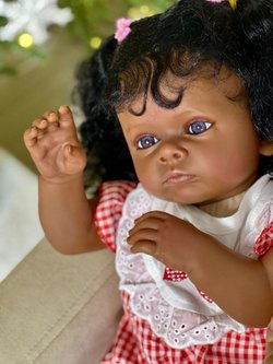 Кукла Реборн мягконабивная 60см в пакете (FA-586)