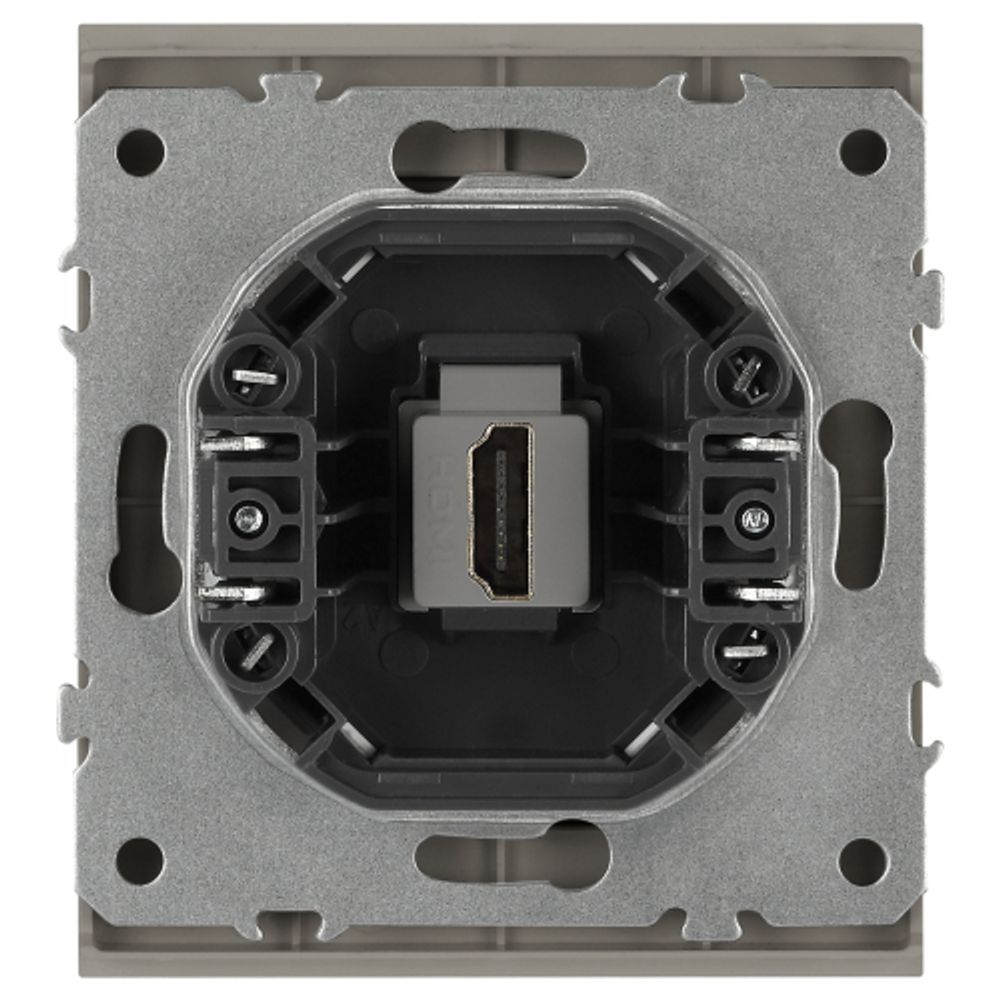 Розетка ЭРА Arktik 16-3114-07 HDMI титан | Эра Arktik