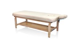 Массажный стол Mizomed Stationary Pro 1, стационарный (бежевый, кофе)
