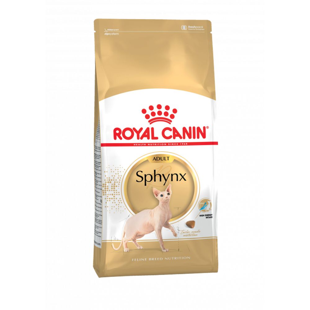 Royal Canin Sphynx Adult Корм сухой сбалансированный для взрослых кошек породы Сфинкс 0,4кг