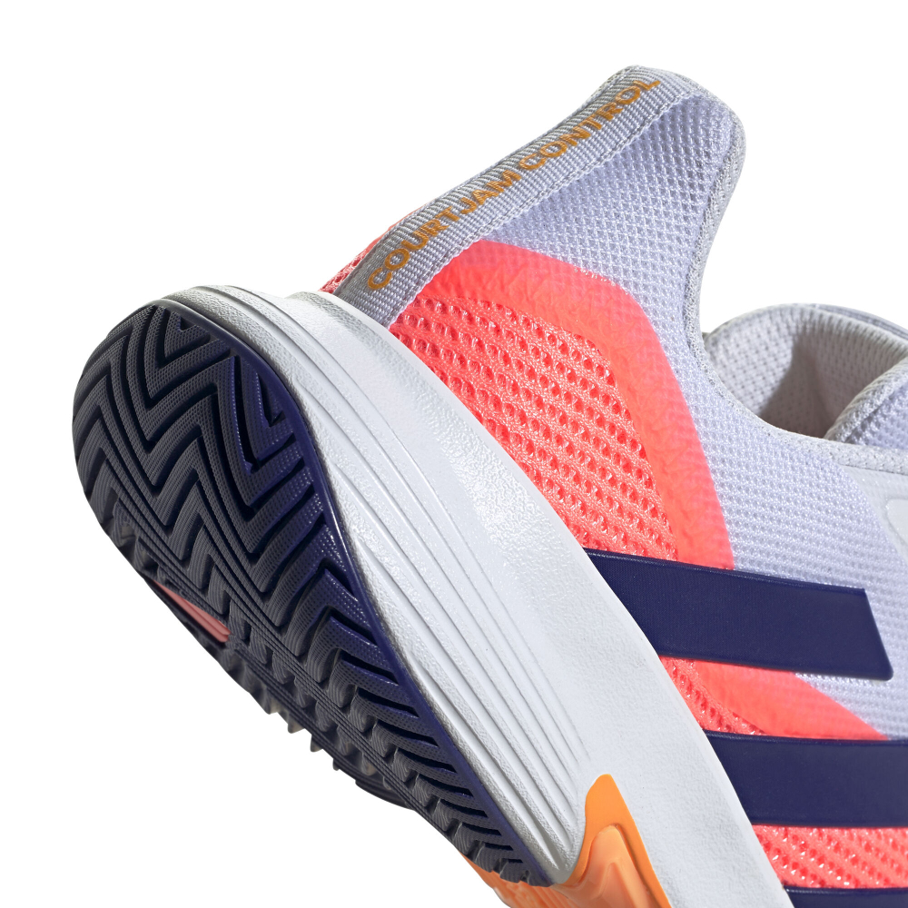 Женские теннисные кроссовки adidas CourtJam Control All Court Shoe Women - White, Orange