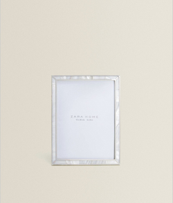 ZARA HOME ТОНКАЯ ПЕРЛАМУТРОВАЯ РАМКА ДЛЯ ФОТОГРАФИИ