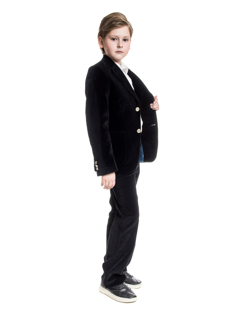 Пиджак для мальчика из бархата
