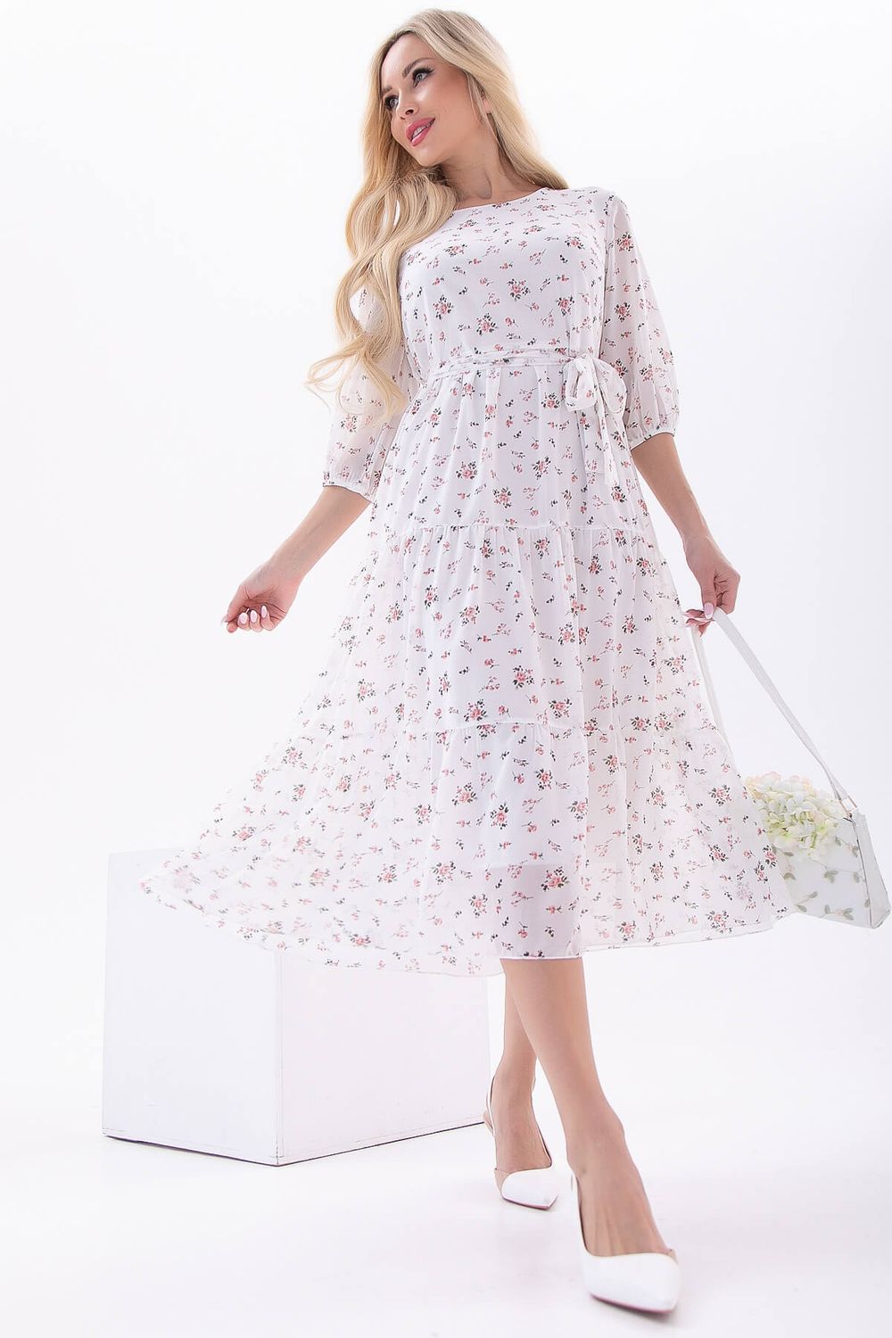 Платье "Виталина" (цветы) П6098 LT Collection