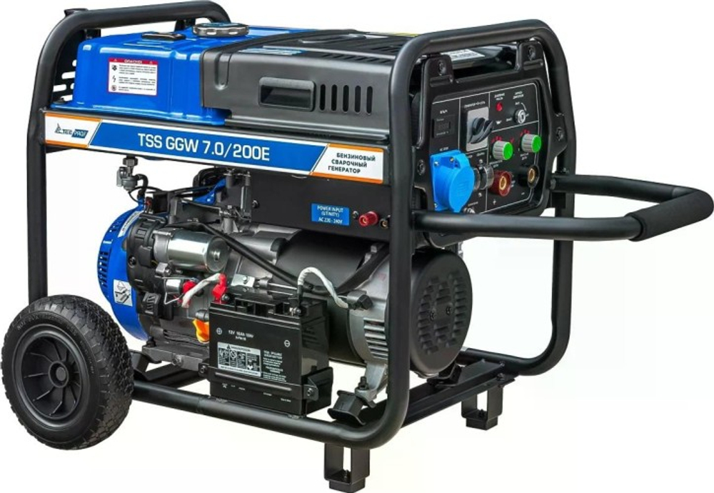 Сварочный генератор ТСС PROF GGW 7.0/200E бензиновый 045625