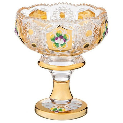 Конфетница "Lefard Gold Glass" 14см