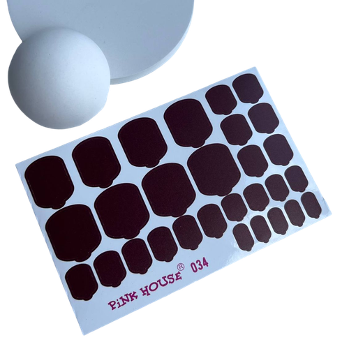 Пленка для педикюра 34 Pink House