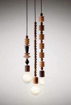 Bright Beads - 3 Cluster - Pendant lights