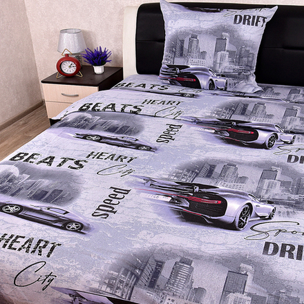 Комплект постельного белья "IS. АДРЕНАЛИН", бязь Премиум, 100% хлопок. НАВОЛОЧКА 1 ШТ!