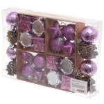 Набор украшений «Сказочное чудо» 3 см (28 предметов),фиолетовый