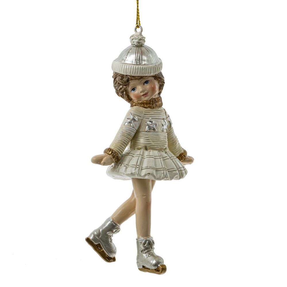 GAEM Изделие декоративное подвесное "Девочка на коньках", L7 W3 H11,5 см, 2в.