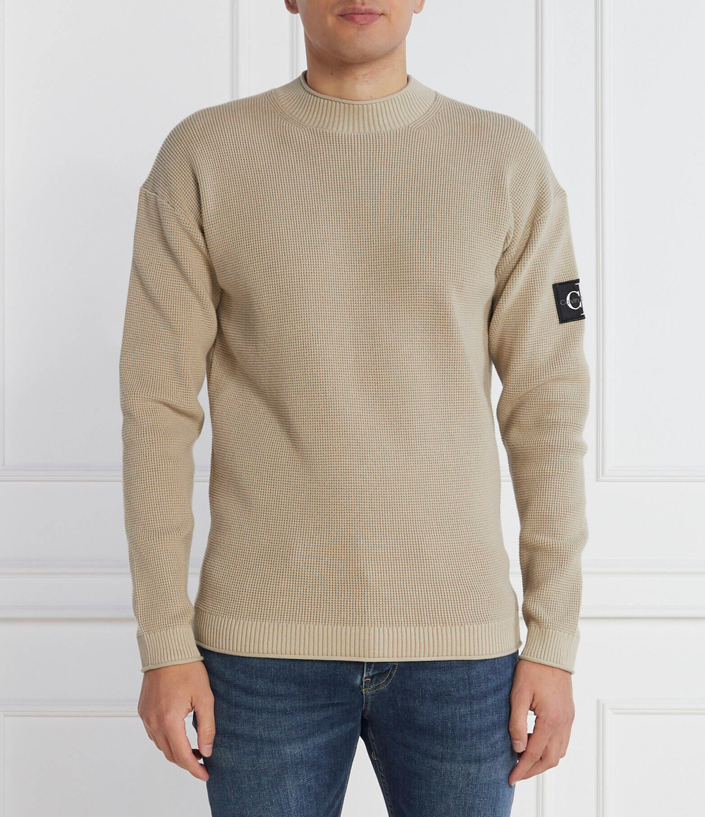 Свитер CALVIN KLEIN JEANS - бежевый(J30J323986)