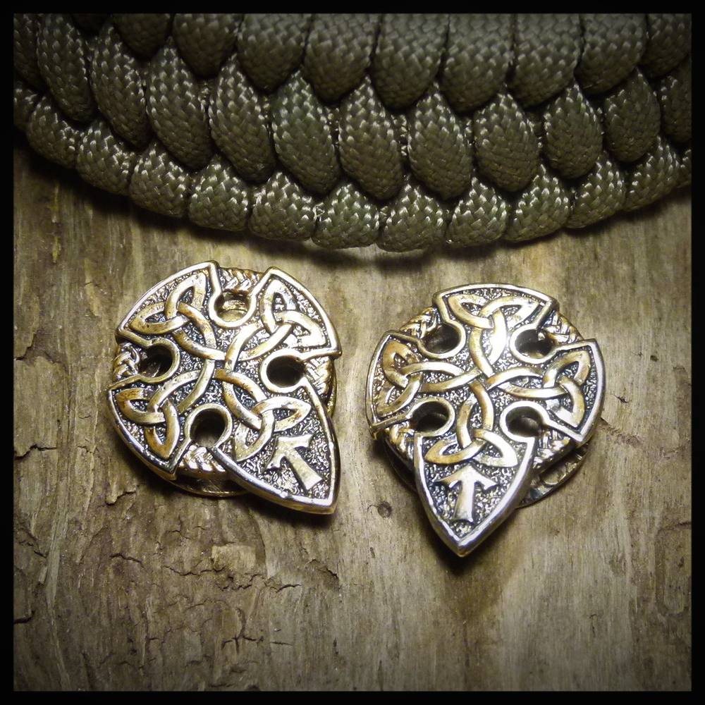 Бусина для паракорда , браслета декоративная "Сила кельта" большая