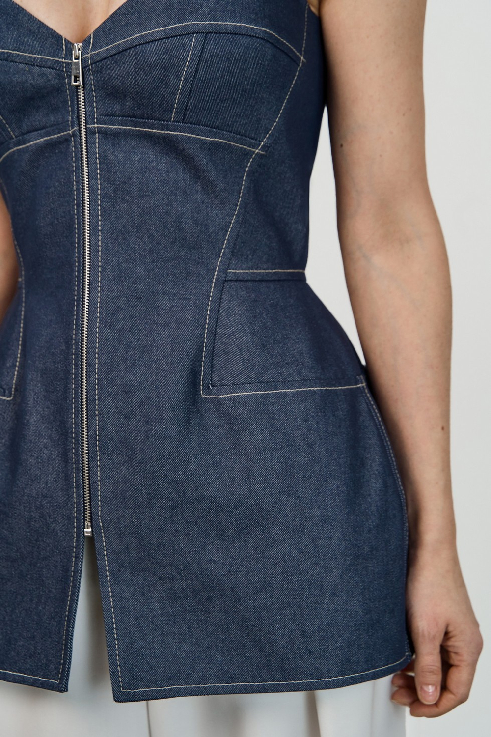 Джинсовый топ