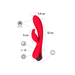 Вибратор кролик Lepus, цвет алый