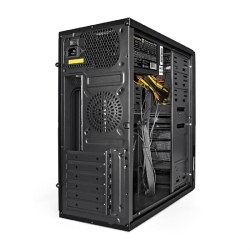 Корпус для компьютера Exegate EX278399RUS Корпус Miditower Exegate XP-329S Black, ATX, , 2*USB, Audio