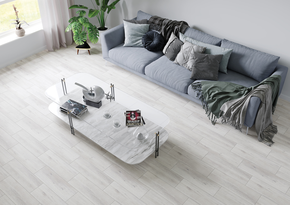 Глазурованный керамогранит Cersanit Stockholm 18.5x59.8 см 1.216 м² матовый цвет серый