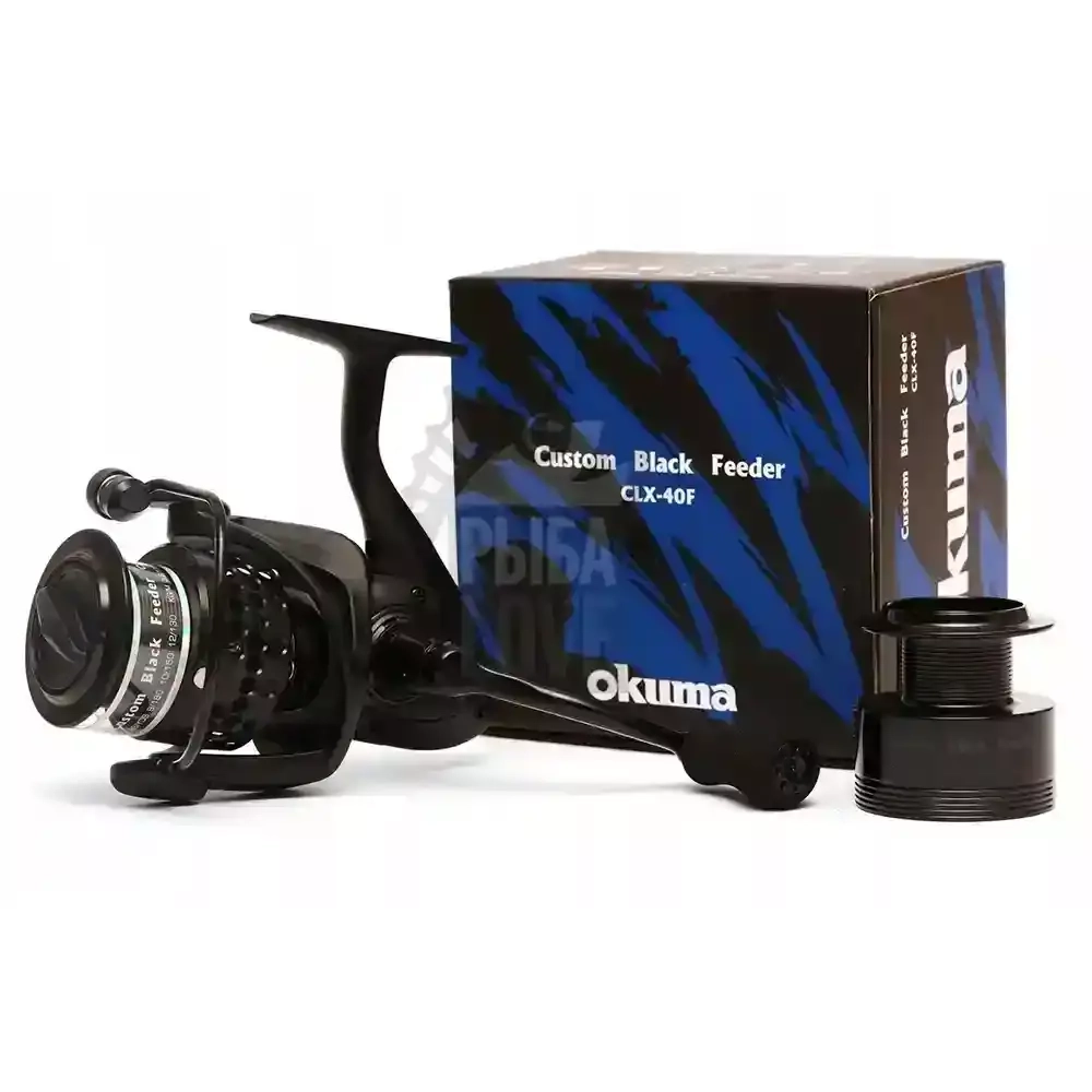 Катушка Okuma Custom Black Feeder CLX-40F 7+1BB