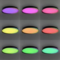 Citilux BONNY CL754451G LED RGB Светильник с пультом Чёрный + Клён