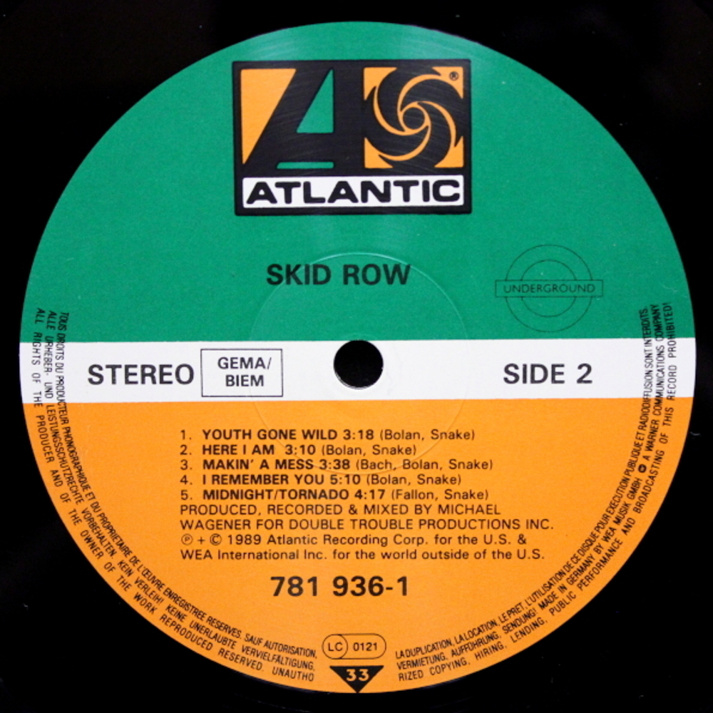 Skid Row / Skid Row (LP)