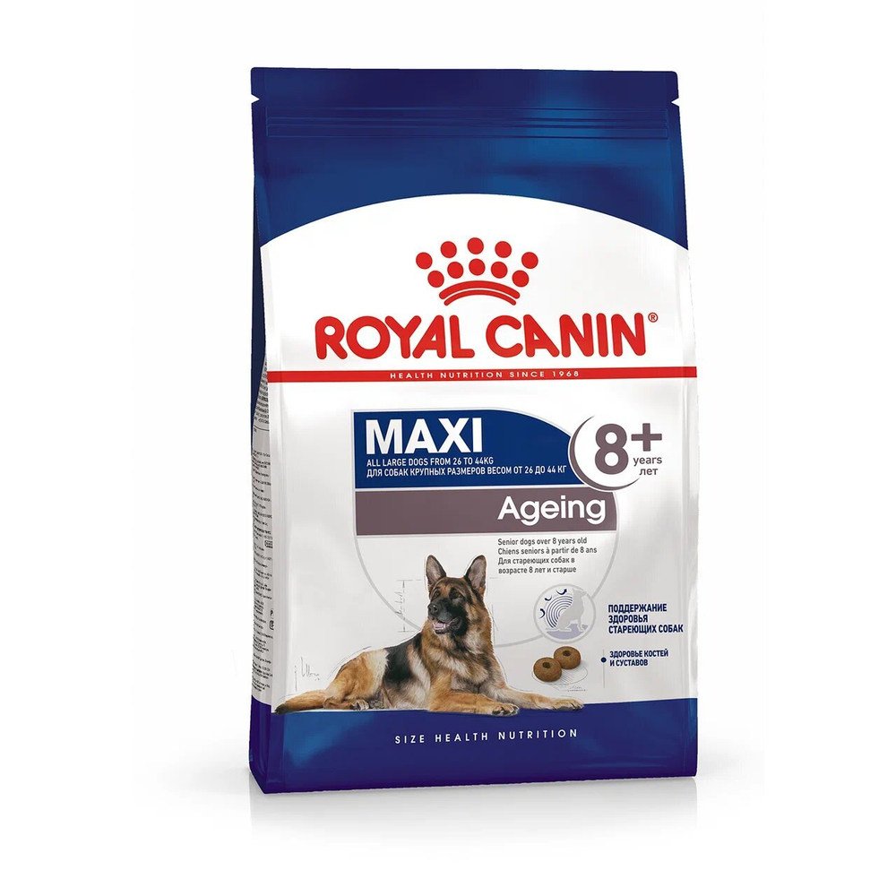 Сухой корм Royal Canin Maxi Ageing 8+ для стареющих собак крупных размеров от 8 лет и старше Сухой корм Royal Canin Maxi Ageing 8+ для стареющих собак крупных размеров от 8 лет и старше