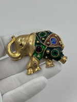 Брошь Слон