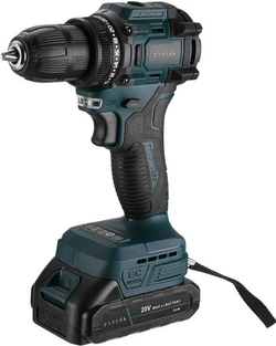 Дрель-шуруповерт Zitrek Greenpower 20 PRO (2х2.0Ач кейс) (085-1314), зеленый/черный