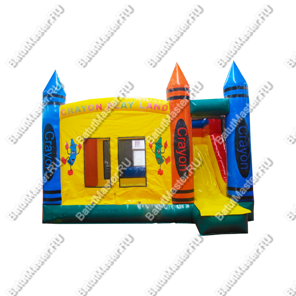 Надувной батут "Карандашики", 5*5*4,5 м