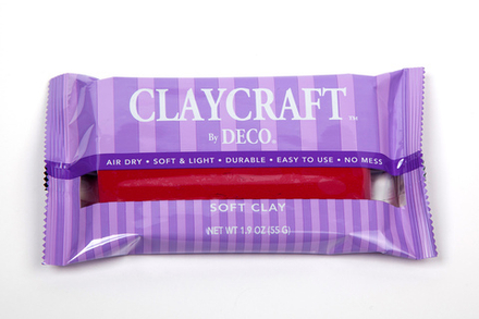 Глина цветная CLAYCRAFT by DECO™ (красная)