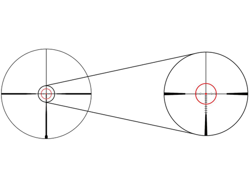 Прицел Gaut Nephrite 1-4x24, сетка 60