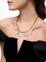 Колье "Pearl cluster" Gold