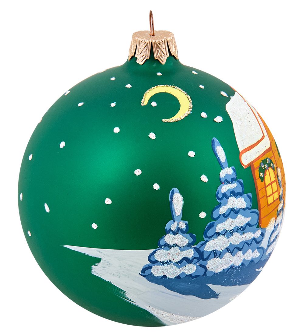 Элита НФШ-1497/2 Ел.украшение Шар «Домики» 100 мм