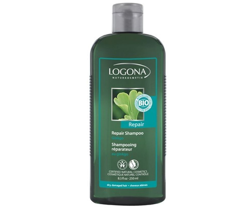 Восстанавливающий шампунь с Экстрактом Гинкго 250мл ( Logona)