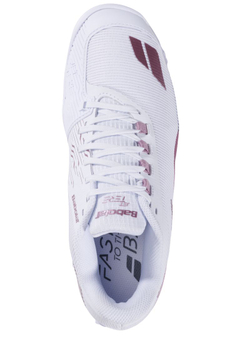 Женские теннисные кроссовки Babolat Jet Tere 2 All Court - white/gold pink