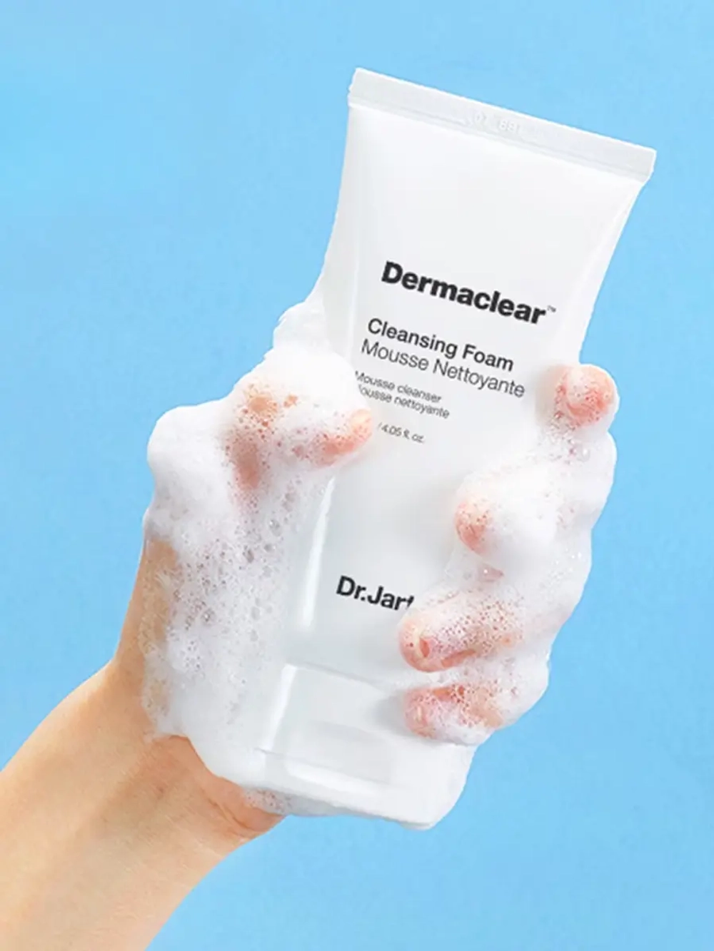 DR.JART+ - ПЕНКА ДЛЯ УМЫВАНИЯ ГЕЛЕВАЯ DERMACLEAR MICRO PH FOAM, 120 МЛ.